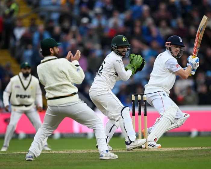 Harry Brook keeps England well on top of Pakistan in first Test despite late wickets