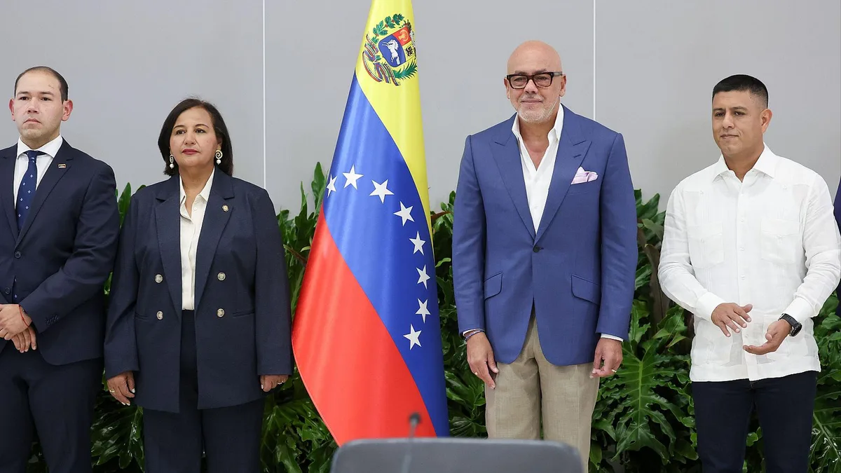 Chavismo y oposición cierran primera ronda de diálogo impulsada por Estados Unidos