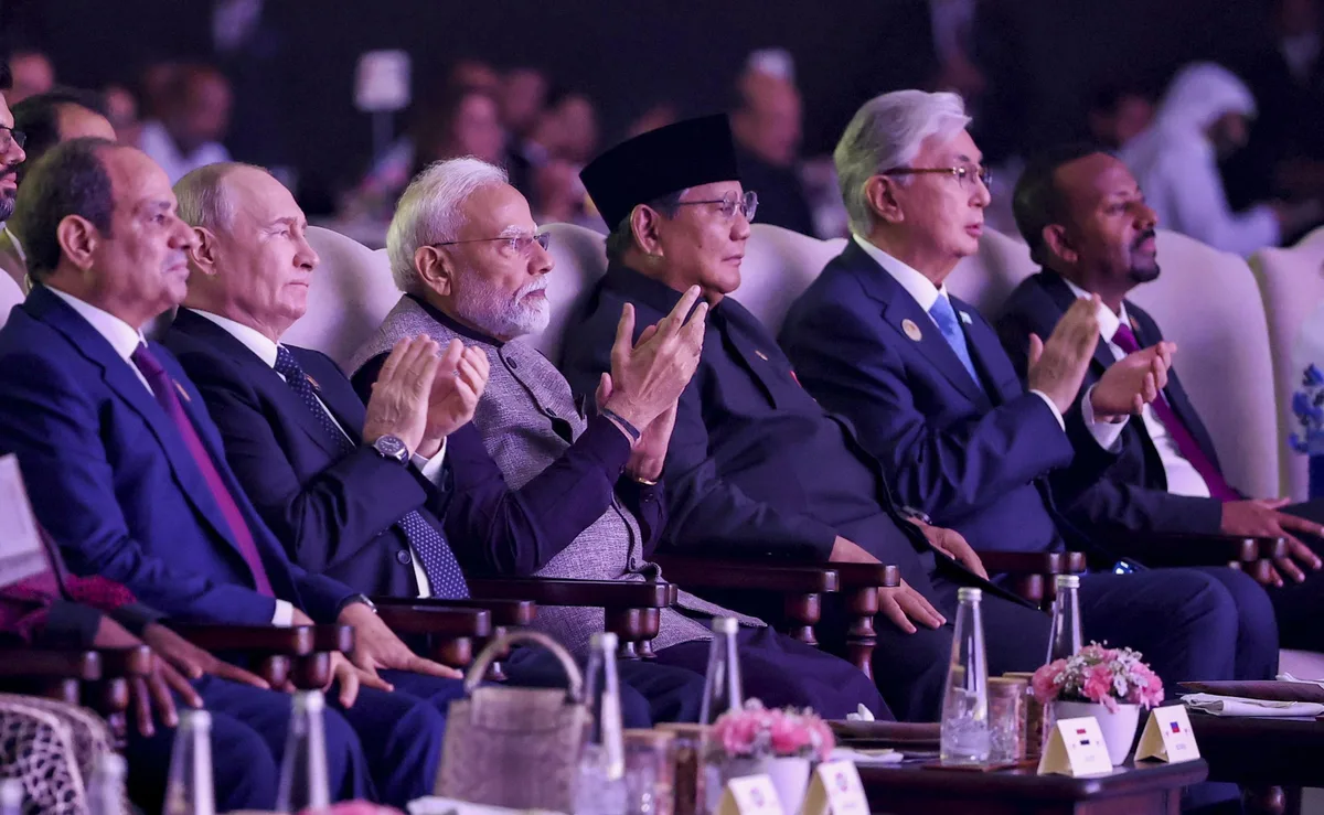 Union ministers, CMs attend PM Modi's Brics gala dinner in New Delhi