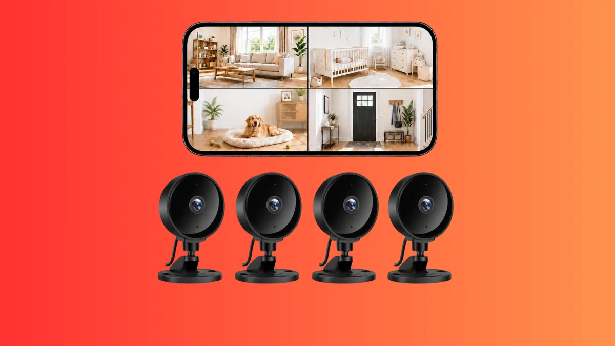 Amazon propose 4 caméras de surveillance pour moins de 40€ : difficile de trouver moins cher