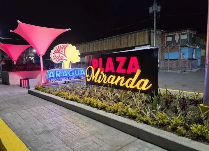 Las Tejerías estrena Plaza Miranda totalmente rehabilitada