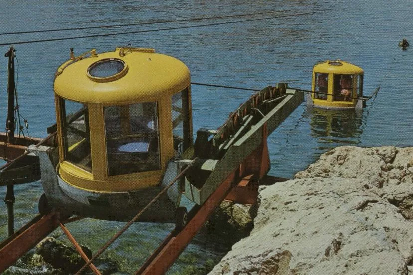 « Ça aura du succès, c'est original » : l'histoire du téléscaphe, le téléphérique sous-marin marseillais