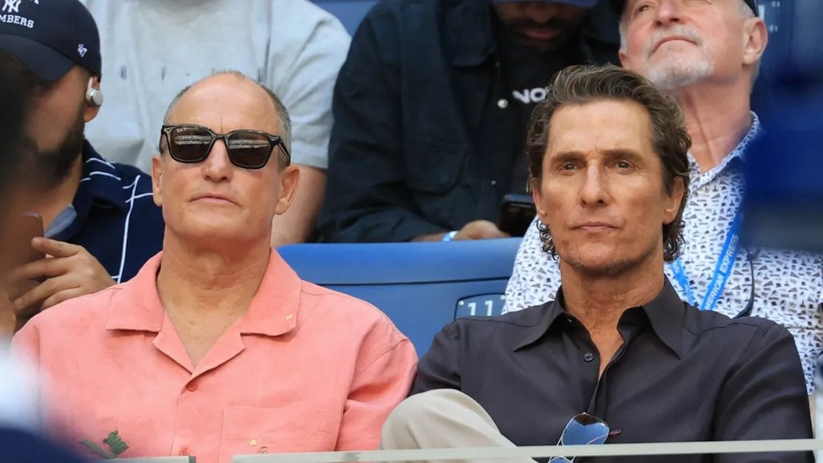 Woody Harrelson und Matthew McConaughey: Kumpel-Ausflug zum Zverev-Halbfinale
