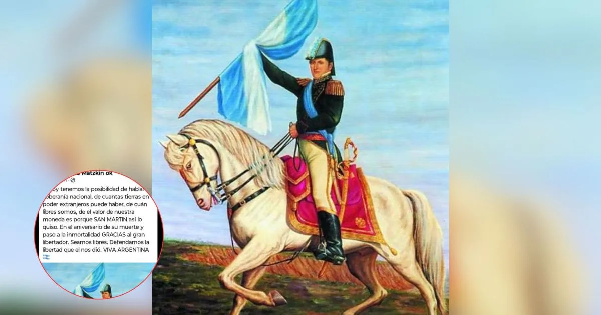 Insólito: un intendente quiso homenajear a San Martín pero lo confundió con Belgrano