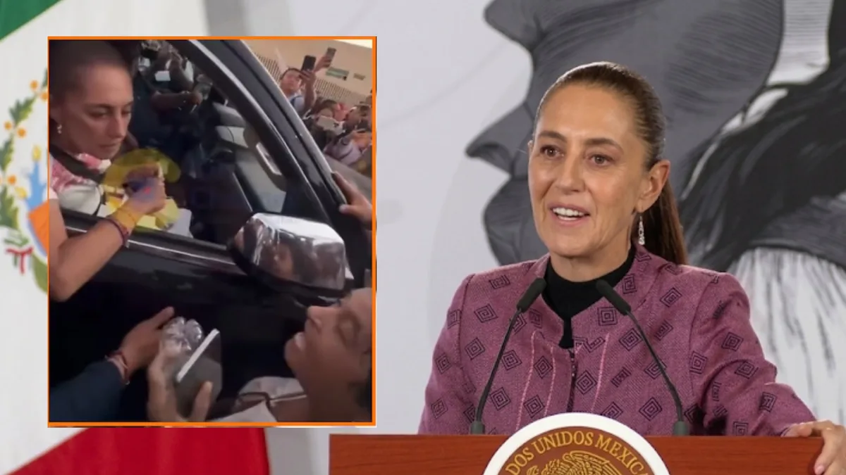Claudia Sheinbaum detalla su tenso encuentro con mujer que golpeó su camioneta en Tamaulipas