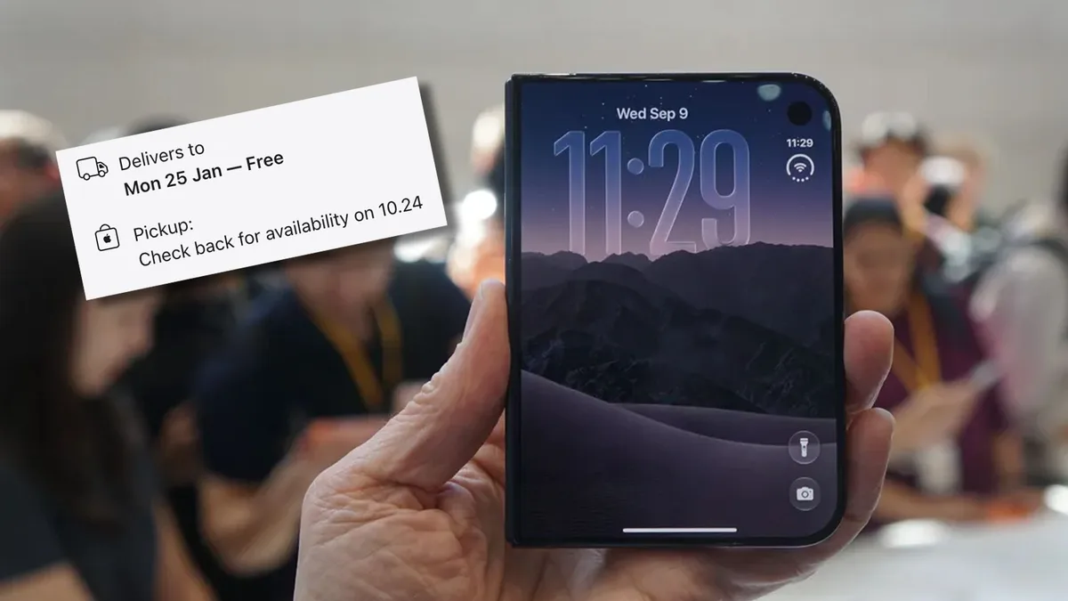 Want Apple's first folding iPhone? You might be waiting until 2027