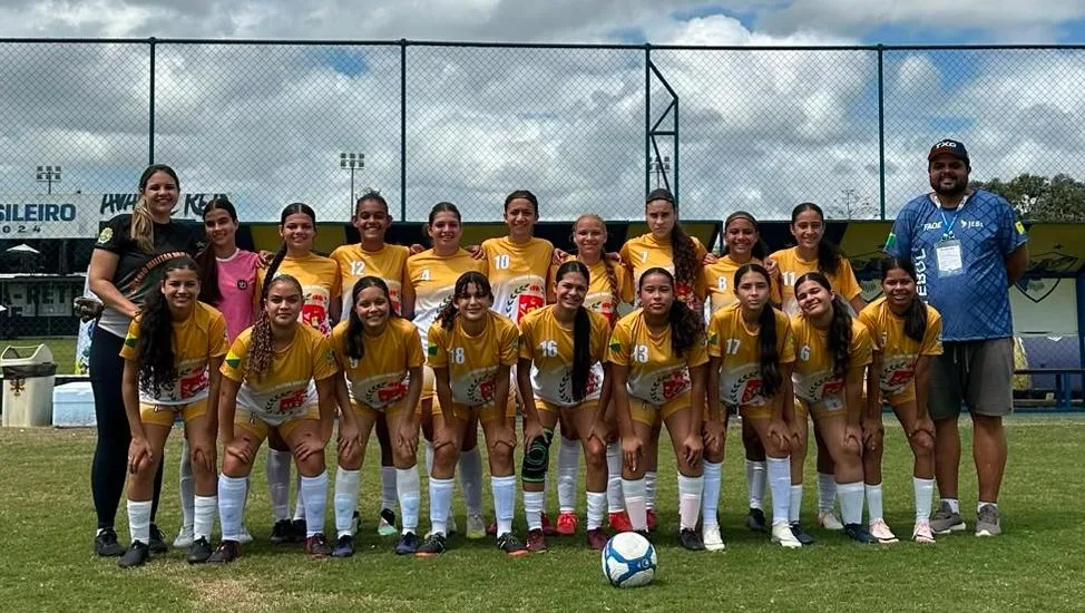 Dom Pedro II é goleado no Campeonato Brasileiro de Futebol Feminino Escolar