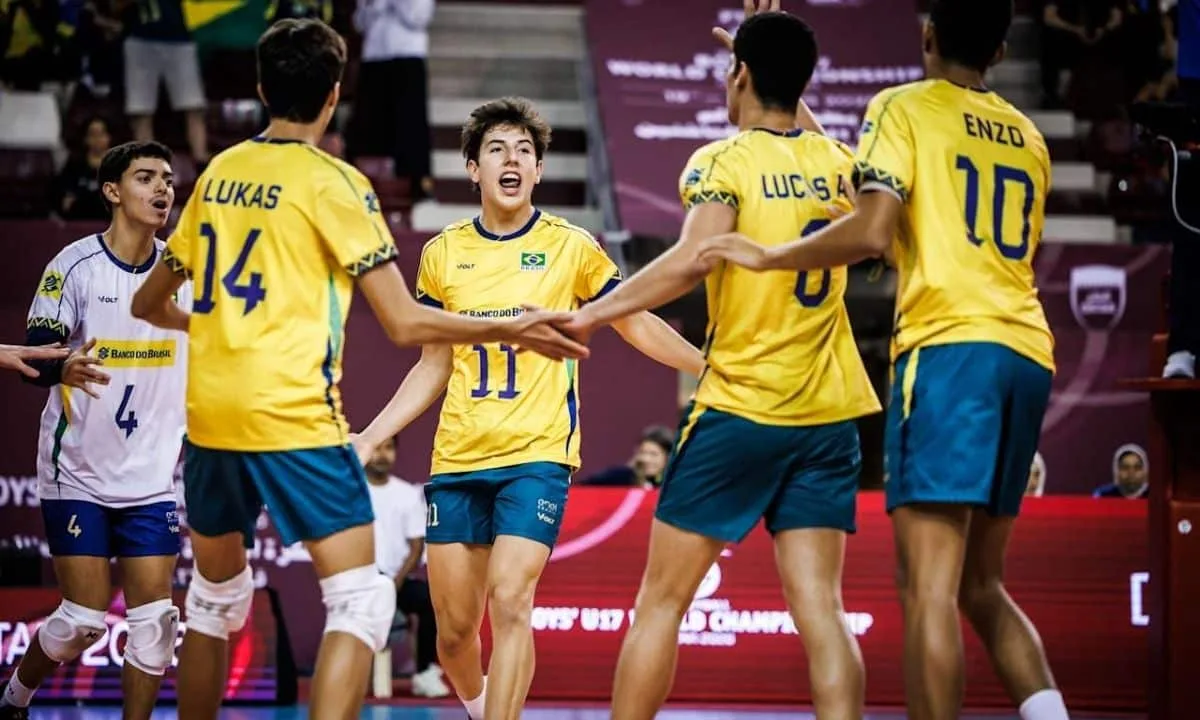 Brasil conhece o adversário nas oitavas do Mundial Sub-17 de vôlei masculino