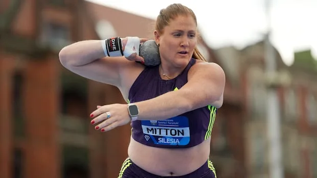 Canada's Sarah Mitton takes 3rd at shot put event in Poland