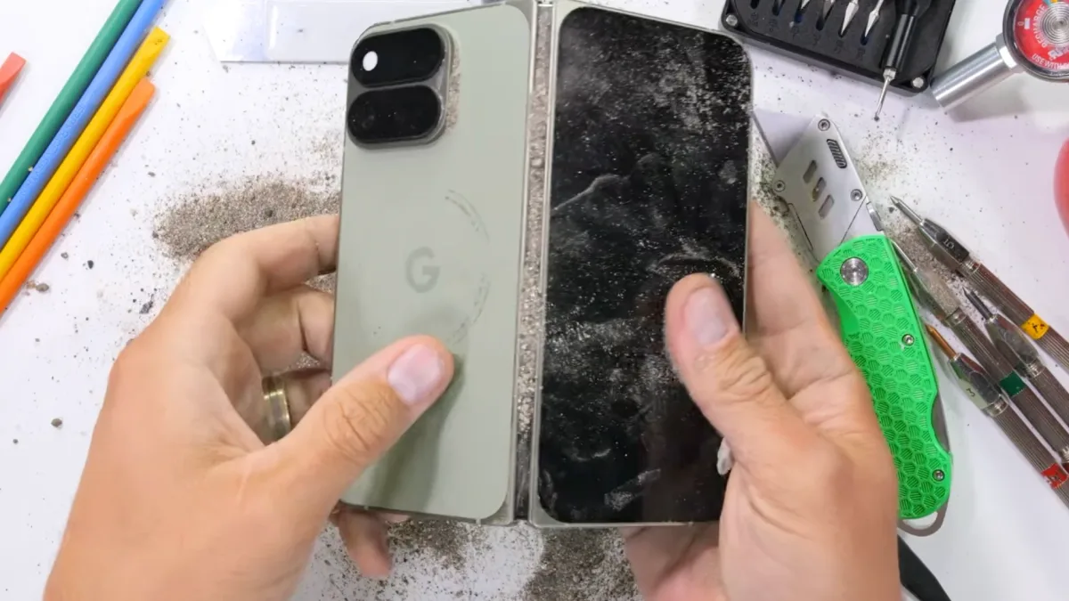 Quatro anos, o mesmo problema: Google Pixel 11 Pro Fold de 2.000 € volta a partir no teste