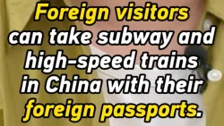 Can international tourists take high-speed trains in China?