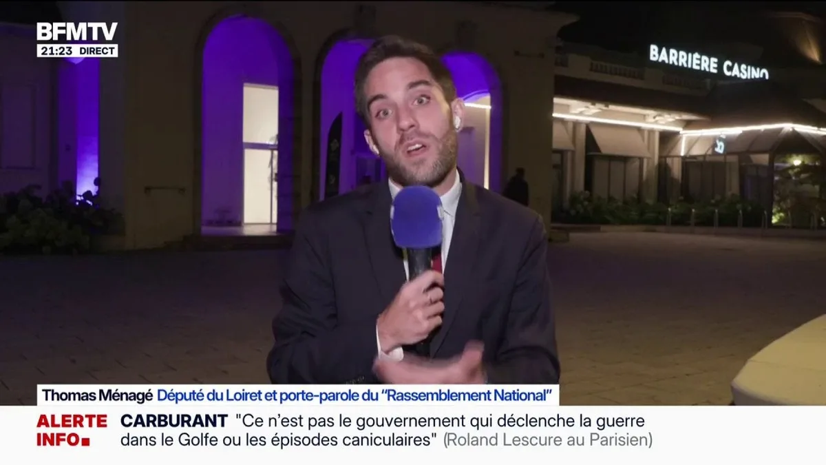 Budget: "Dès lors qu'il n'y a pas de hausses d'impôts et des économies structurelles, on regardera la copie", explique Thomas Ménagé, porte-parole du "Rassemblement national"