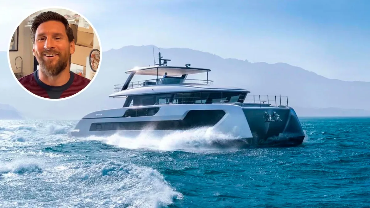 El majestuoso yate que compró Lionel Messi: cuatro camarotes, sauna y garage para motos acuáticas