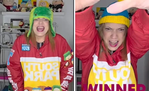 ¿Cartman y Kyle 'farmeando aura'?; actriz de doblaje de South Park sorprende a las redes con reto viral