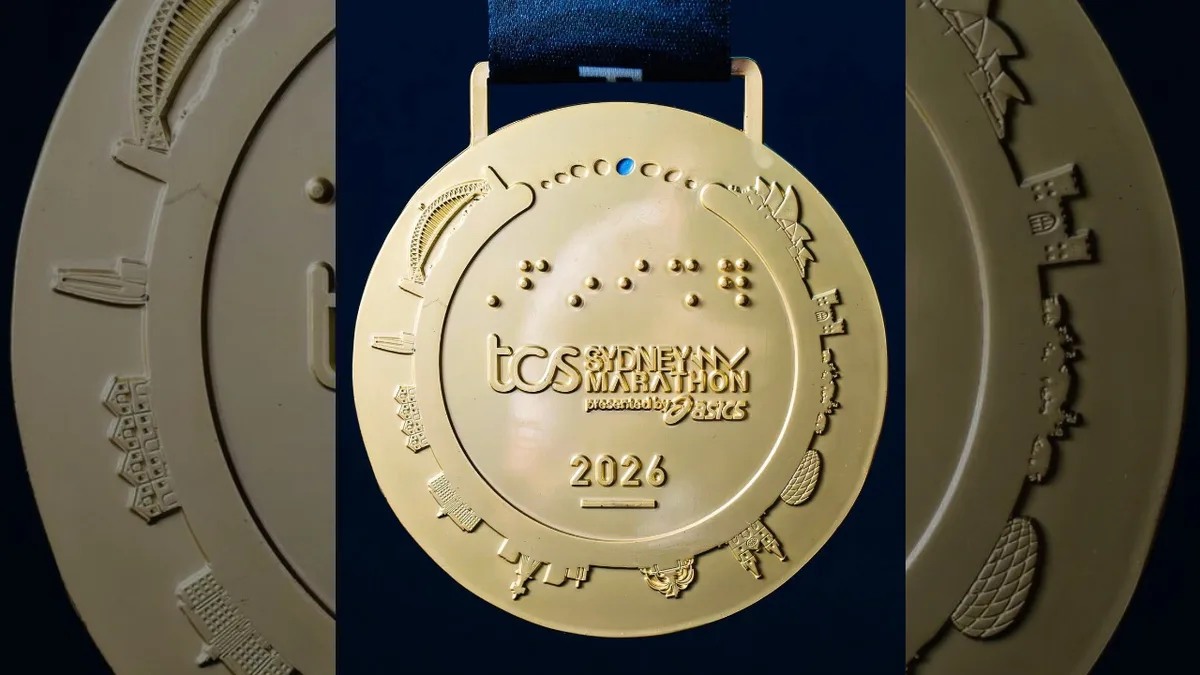 Le marathon de Sydney a gravé par erreur un stade allemand sur sa médaille