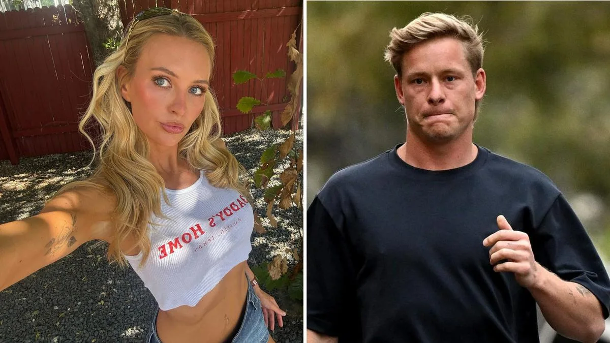 Isaac Heeney’s fiancee Steffie Waters shares photos with Sydney Swans star Tom Papley in Texas