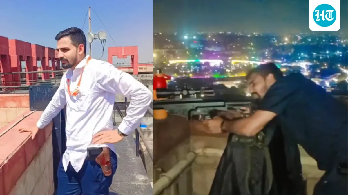 Delhi cop removed from BRICS duty after weapons, security videos go viral