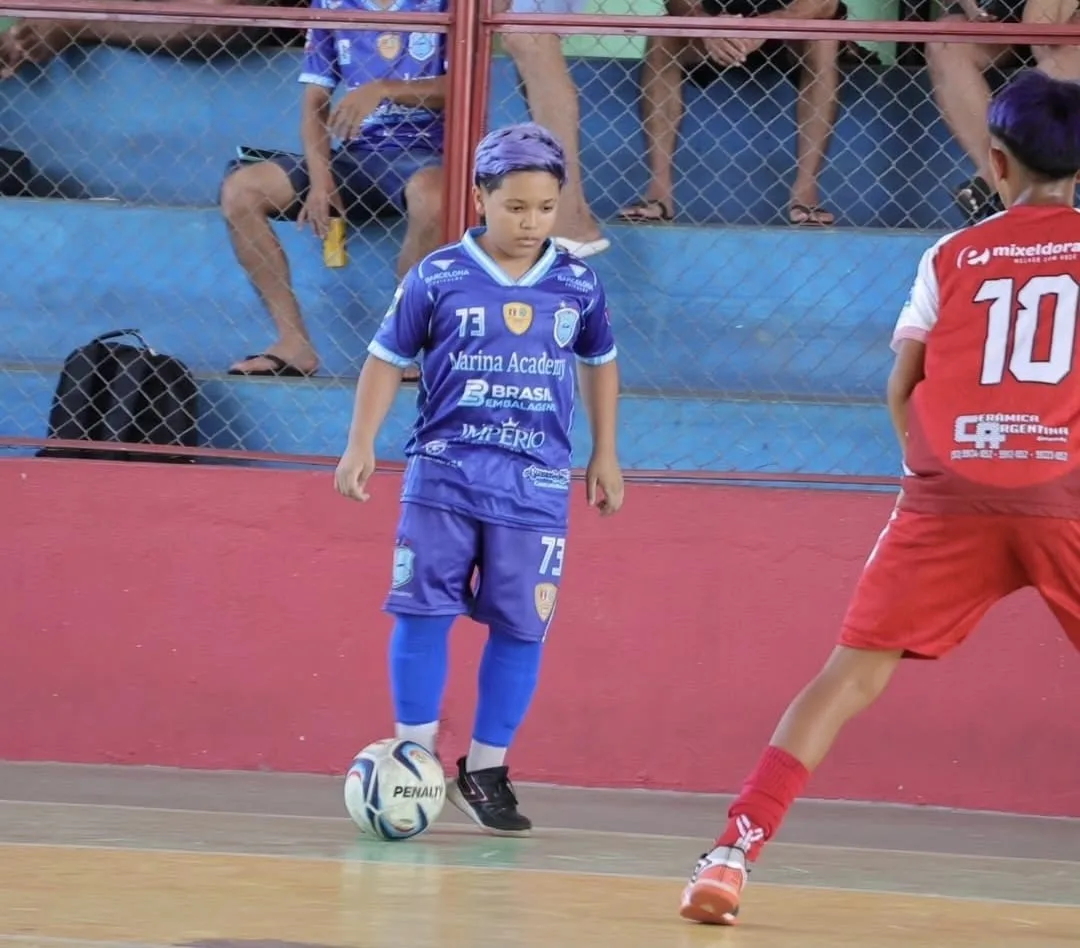 Marina domina a rodada fora de casa e garante 3 vitórias contra o Monte Alegre pelo Parazão de Futsal de Base