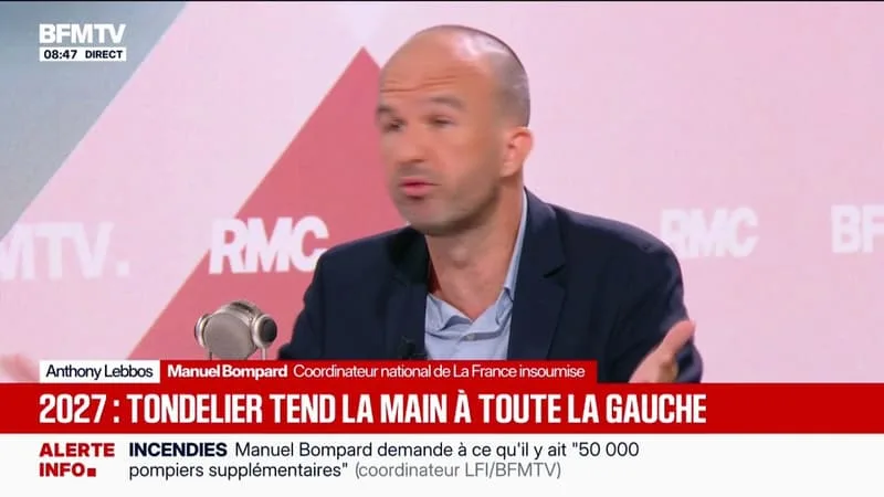 Présidentielle: "Si les Écologistes et les Communistes veulent s'engager dans la campagne de Jean-Luc Mélenchon, ils sont les bienvenus", assure Manuel Bompard