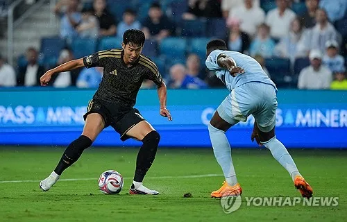 손흥민, MLS 12호 도움…LAFC는 꼴찌 캔자스시티에 1-3 무릎