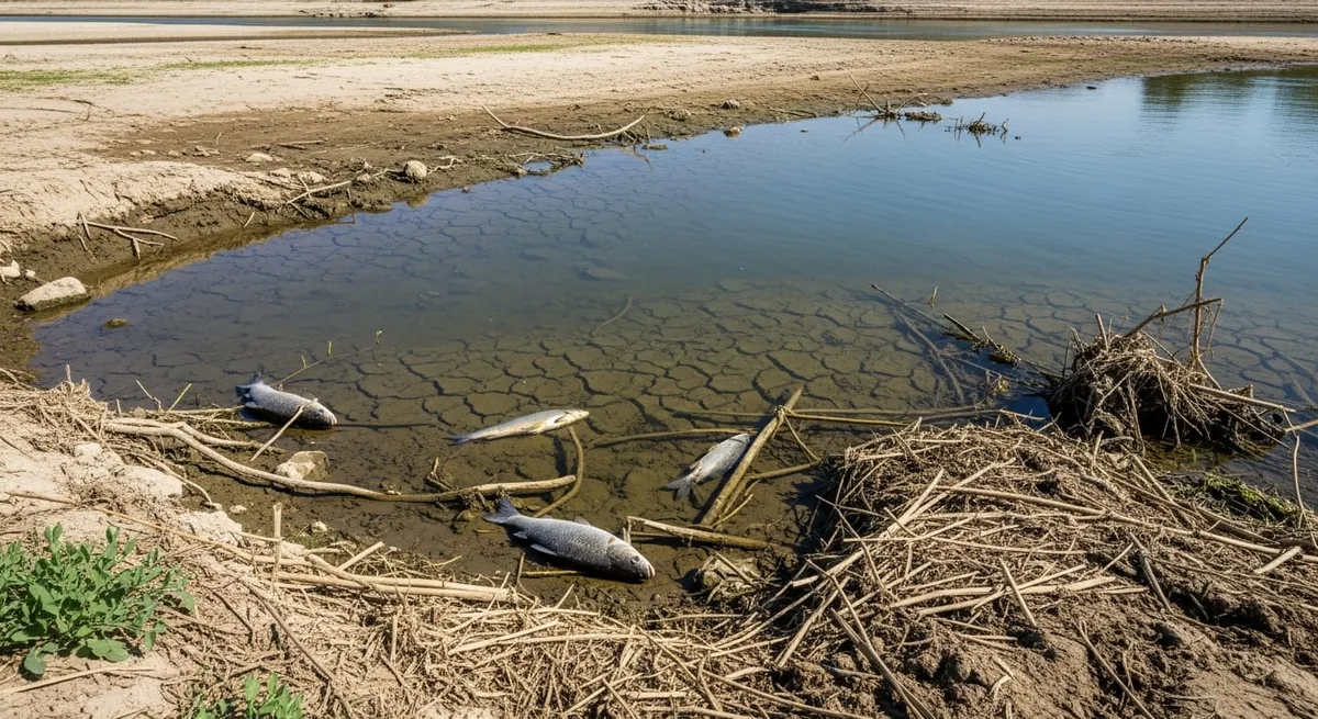 El calor extremo agrava la crisis de los peces en los ríos de Alemania