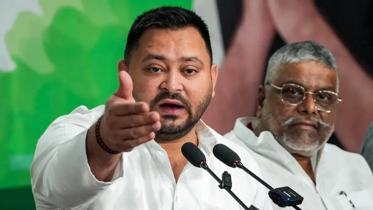 ‘Stepmotherly treatment’: Tejashwi slams Centre over Bihar flood relief