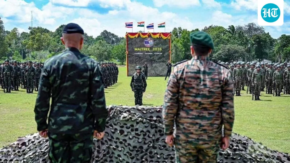Indian soldiers polish Muay Thai skills in joint drills