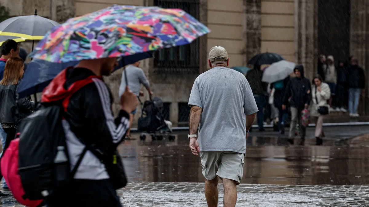 La Aemet anuncia la llegada de una borrasca con lluvias intensas en el norte mientras el calor se mantiene en cinco comunidades