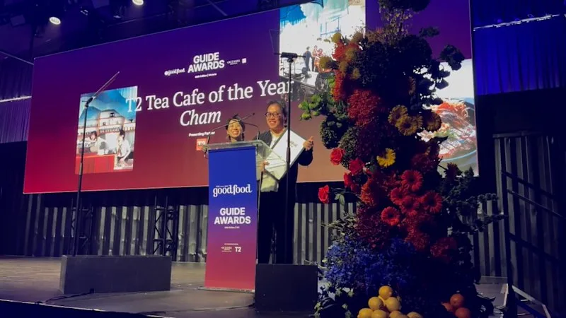 Watch: Cham wins T2 Tea Cafe of the Year
