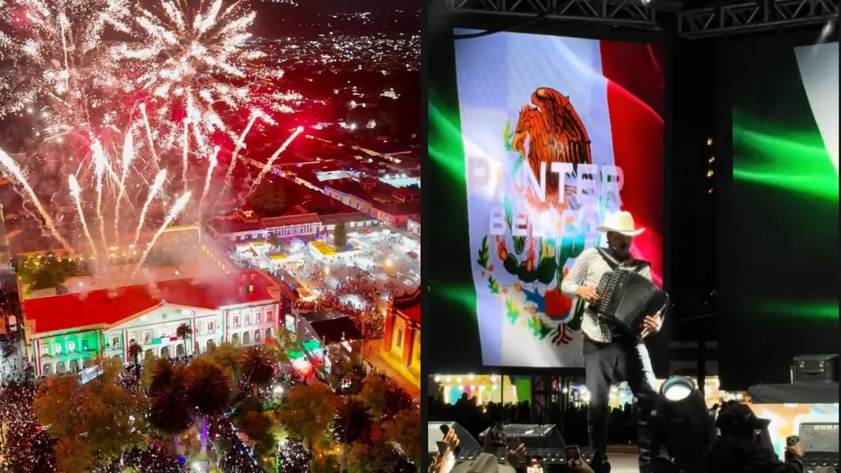 Panter Bélico le canta a “El Mencho”, “El Chapo” y “El Mayo” Zambada en evento oficial del Grito de Independencia en Chiapas