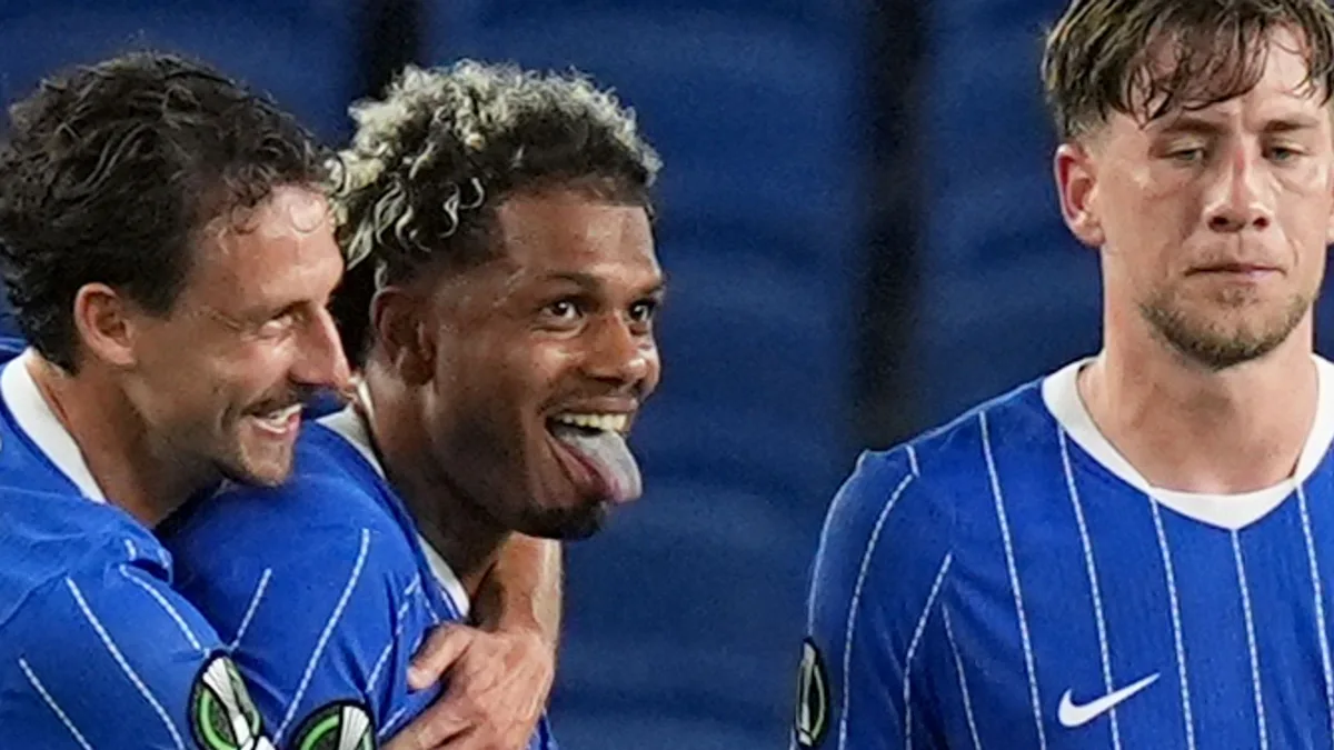 Rutter scores twice as Brighton win big and go top in Conference League