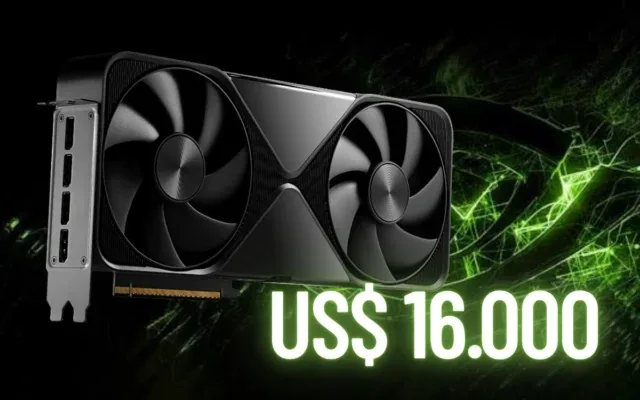 NVIDIA RTX PRO 6000 Blackwell agora custa US$ 16.000, quase o dobro do valor original