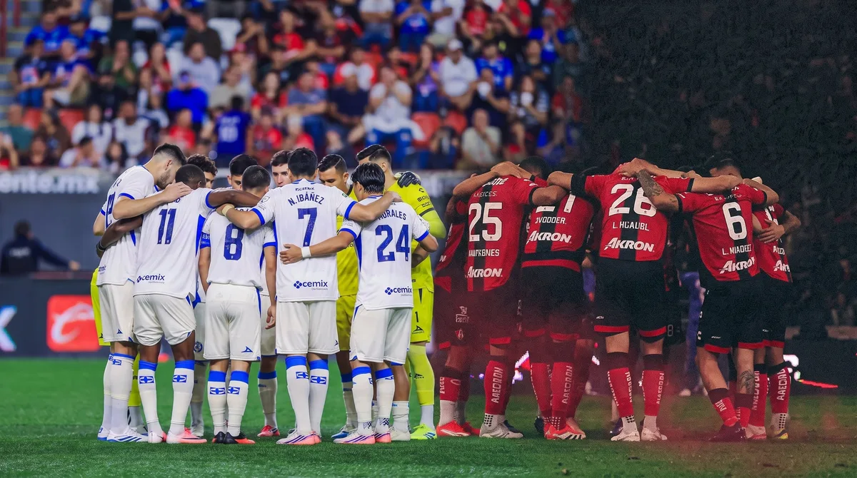 Cruz Azul vs Atlas EN VIVO: inicia el partido de la Liga Mx en el Estadio Azteca