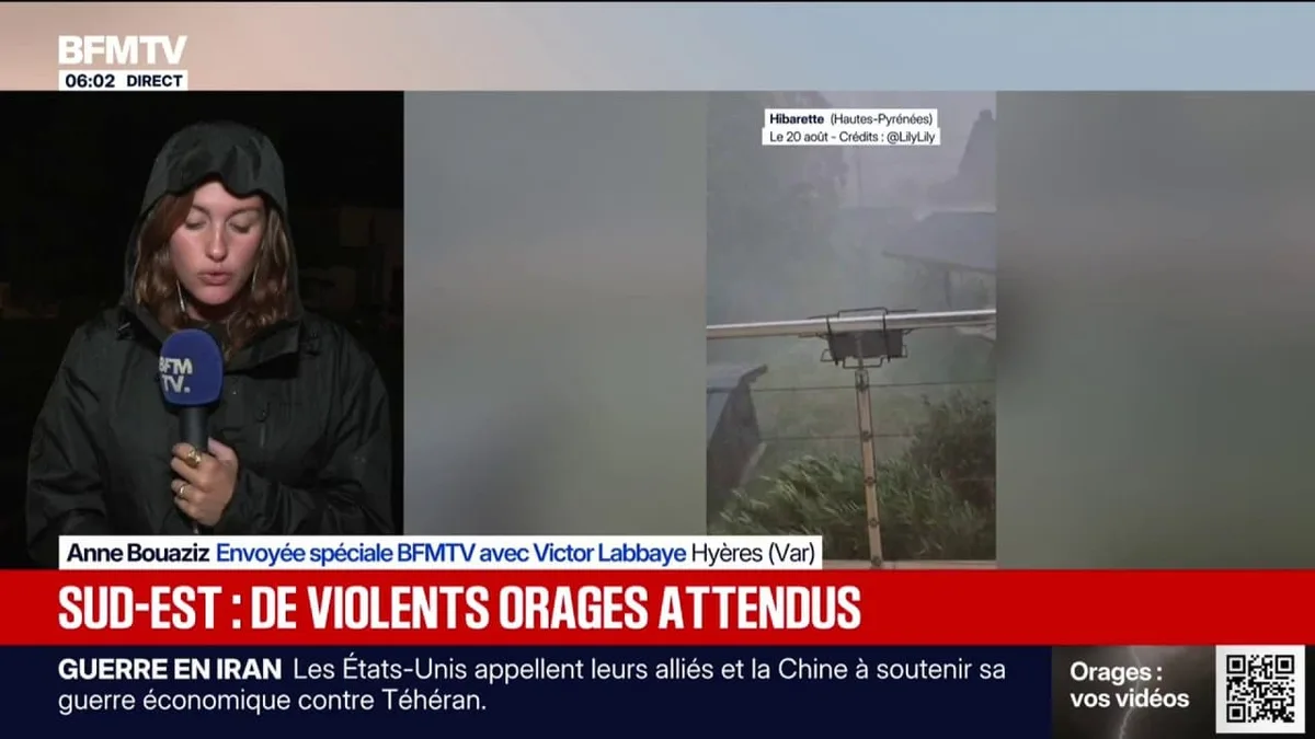 De violents orages attendus dans le sud-est de la France