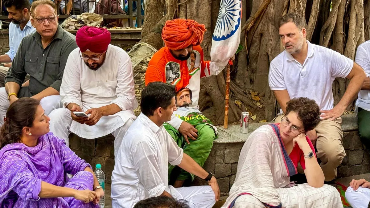 INDIA allies not happy with Gandhis’ ‘impromptu’ protest, Congress firefights