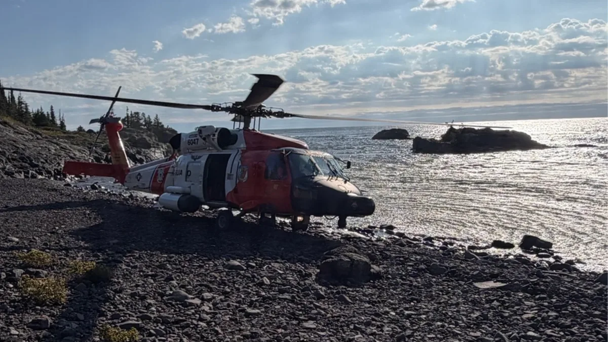 Hiker Found After Weeklong Search: 70-year-old located alive by backpackers; Coast Guard airlifts him