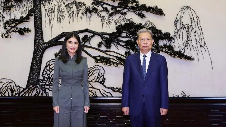 China's top legislator meets head of Uzbek presidential administration