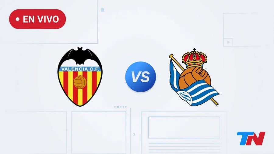 Valencia vs R. Sociedad en vivo por la fecha 7 de La Liga de España: hora, dónde ver y formaciones