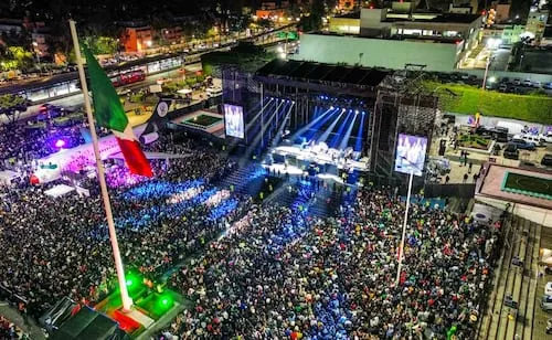 Venustiano Carranza celebra el grito de Independencia; Los Tigres del Norte y Maelo Ruiz amenizan evento