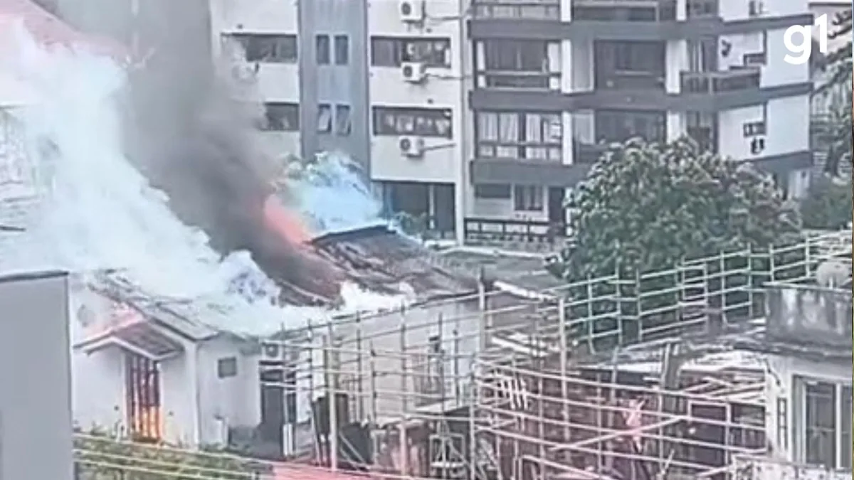 Incêndio destrói restaurante japonês de mais de 50 anos em Porto Alegre