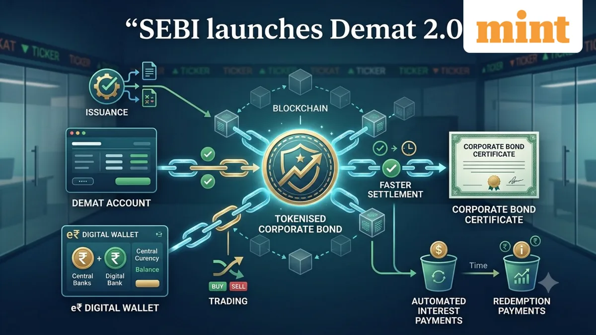 SEBI launches Demat 2.0: Key FAQs on the pilot project for tokenised corporate bonds answered