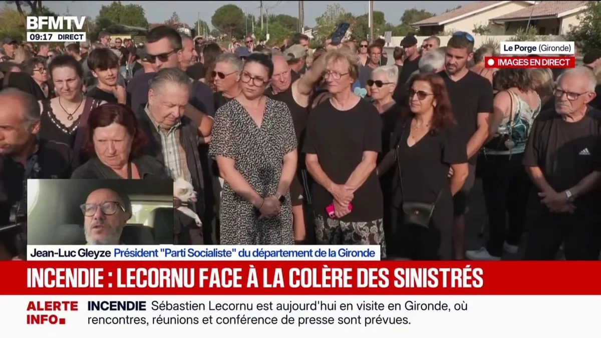 Incendie en Gironde: "La colère est compréhensible", estime Jean-Luc Gleyze, président PS du Conseil départemental