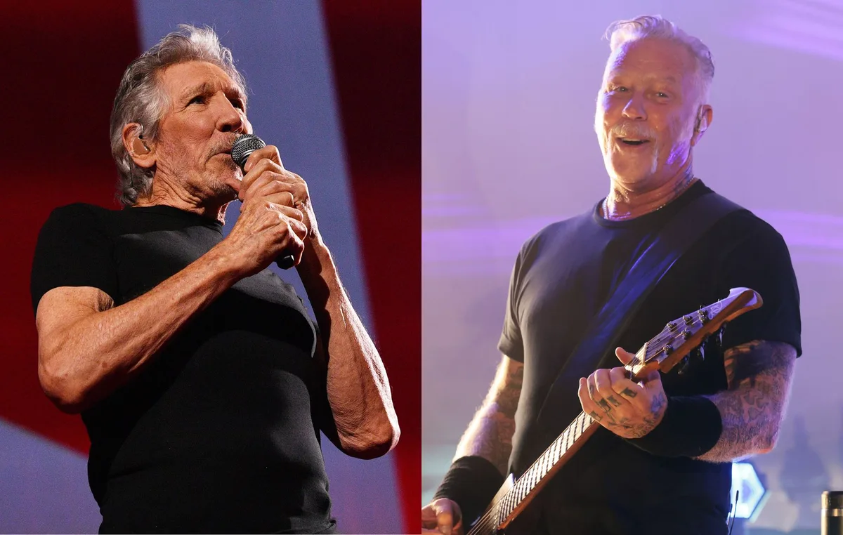 Roger Waters hits back at “complete prick” James Hetfield after Metallica frontman’s statement on music and politics