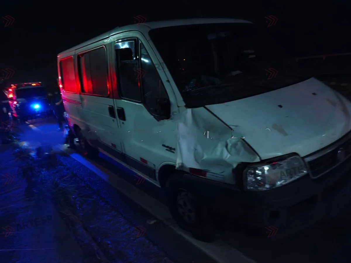 Ciclista morre após ser atropelado por van na Rodovia Washington Luís em Cordeirópolis