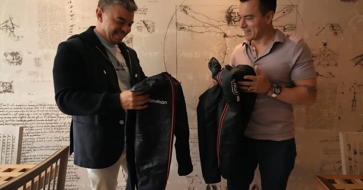 El encuentro especial de Marcelo Gallardo en Ecuador: ¿quién lo recibió antes de su debut?