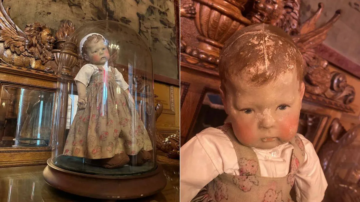 Washington family used Victorian doll as 14th dinner guest; home is now a museum
