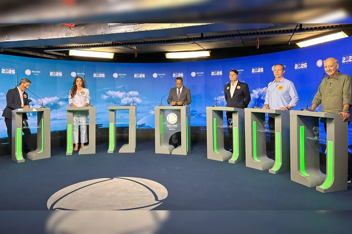 Em debate, candidatos ao GDF apresentam propostas para a capital federal