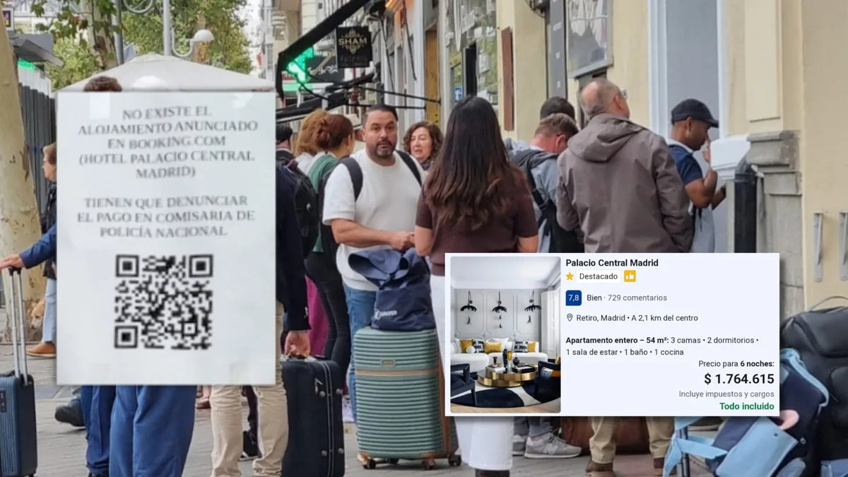 Lucía, la argentina que reservó en el hotel ficticio ‘Palacio Central’ de Madrid para sus padres: “Llamé al teléfono y un señor me dijo que era una estafa”