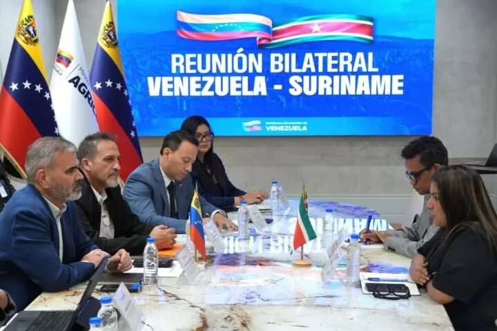 Autoridades de Venezuela y Surinam revisan oferta agroexportadora