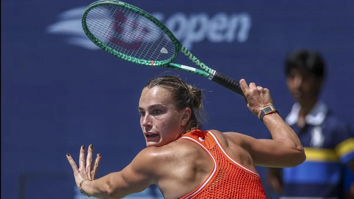 Sabalenka's US Open hat-trick hopes off to strong start